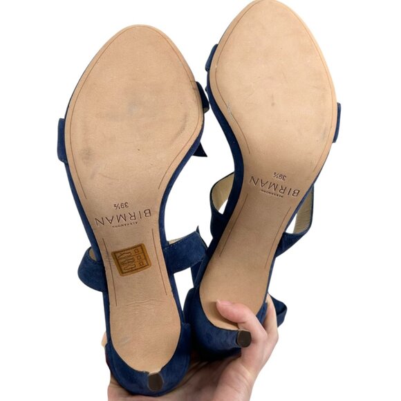 NWOB Alexandre Birman Mary Suede Knot Heeled Sandals - Picture 7 of 9